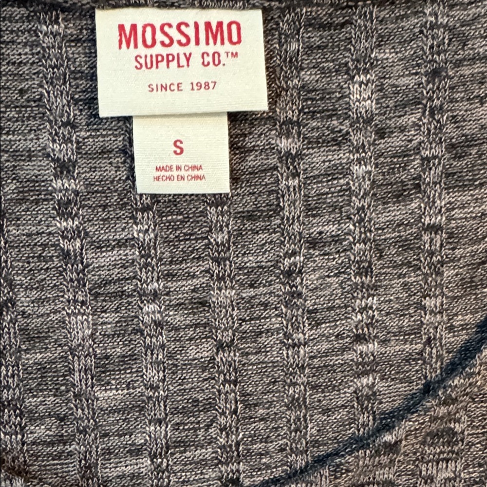 Mossimo Supply Co. Charcoal Long Sleeve Dress - Picture 2 of 4